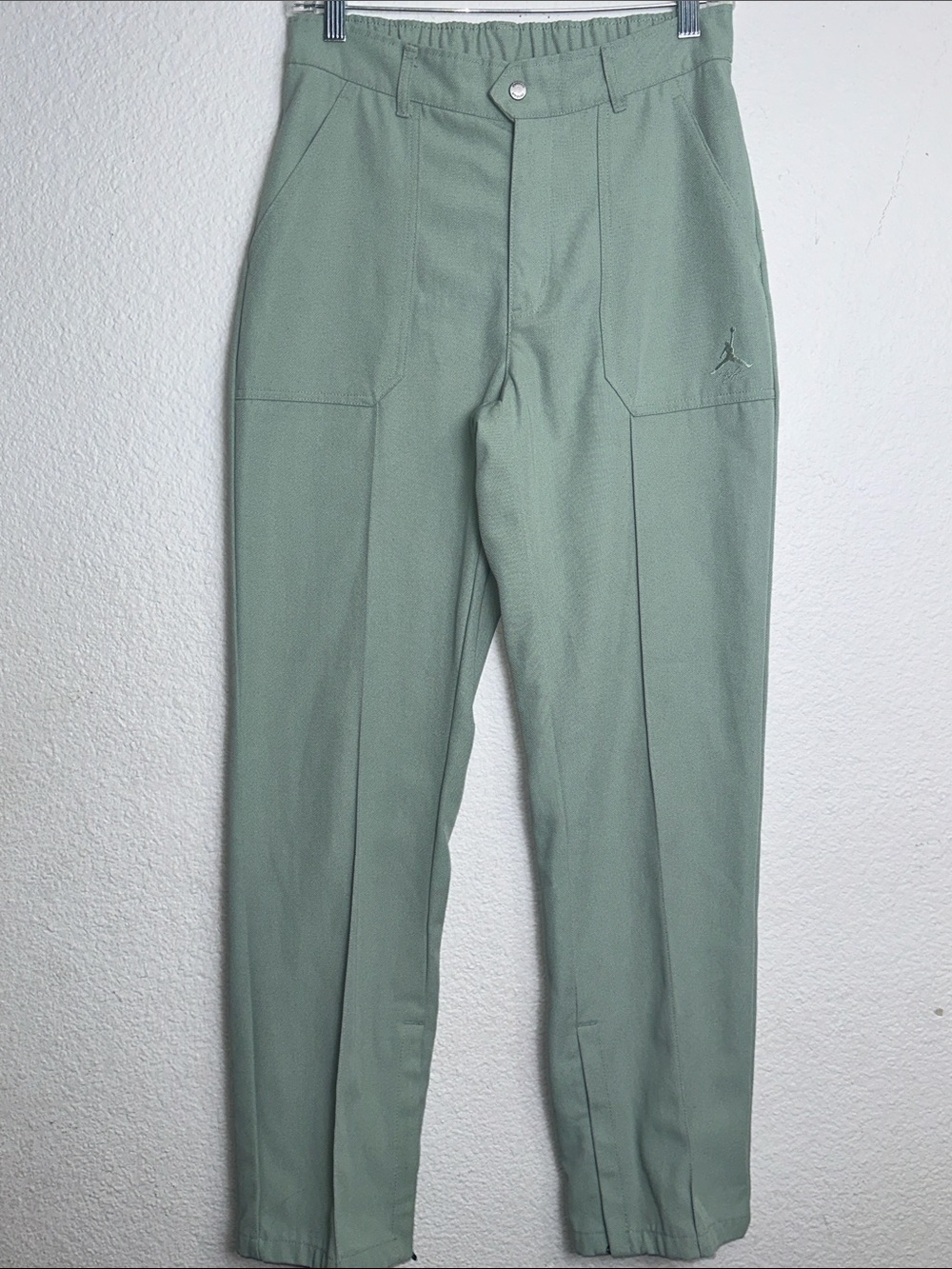 Air Jordan Nike Woven Pants Womens Size Small Light Green Jeans